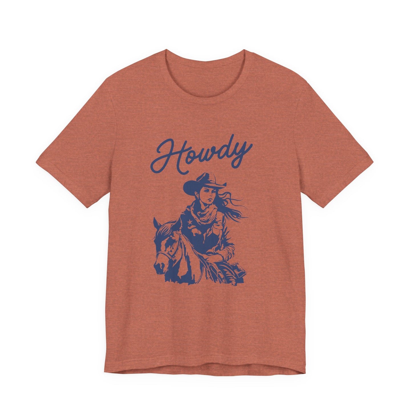 Howdy Cowgirl T-Shirt — Western Horse Riding Tee