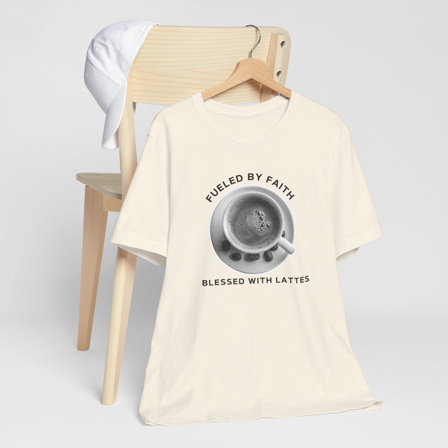 Fueled by Faith, Blessed with Lattes Tee