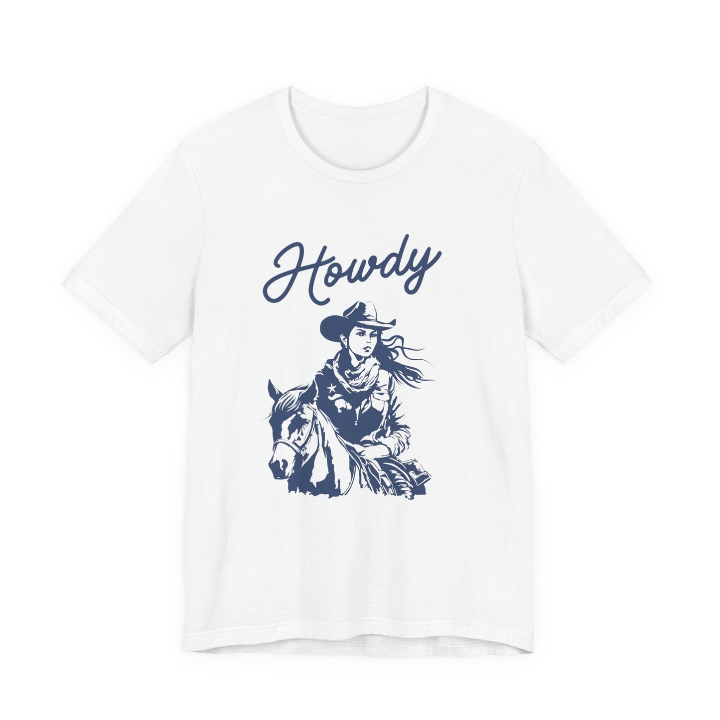 Howdy Cowgirl T-Shirt — Western Horse Riding Tee
