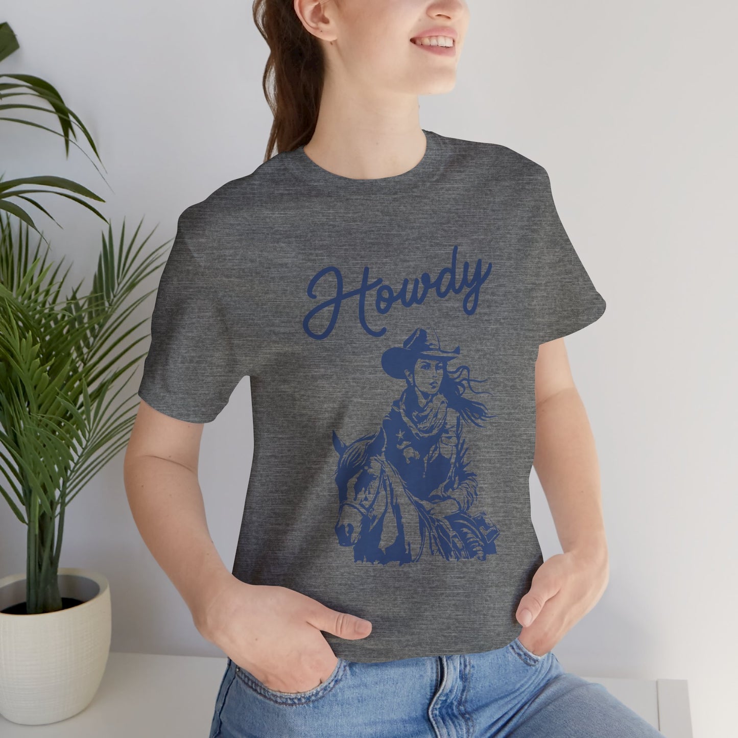 Howdy Cowgirl T-Shirt — Western Horse Riding Tee