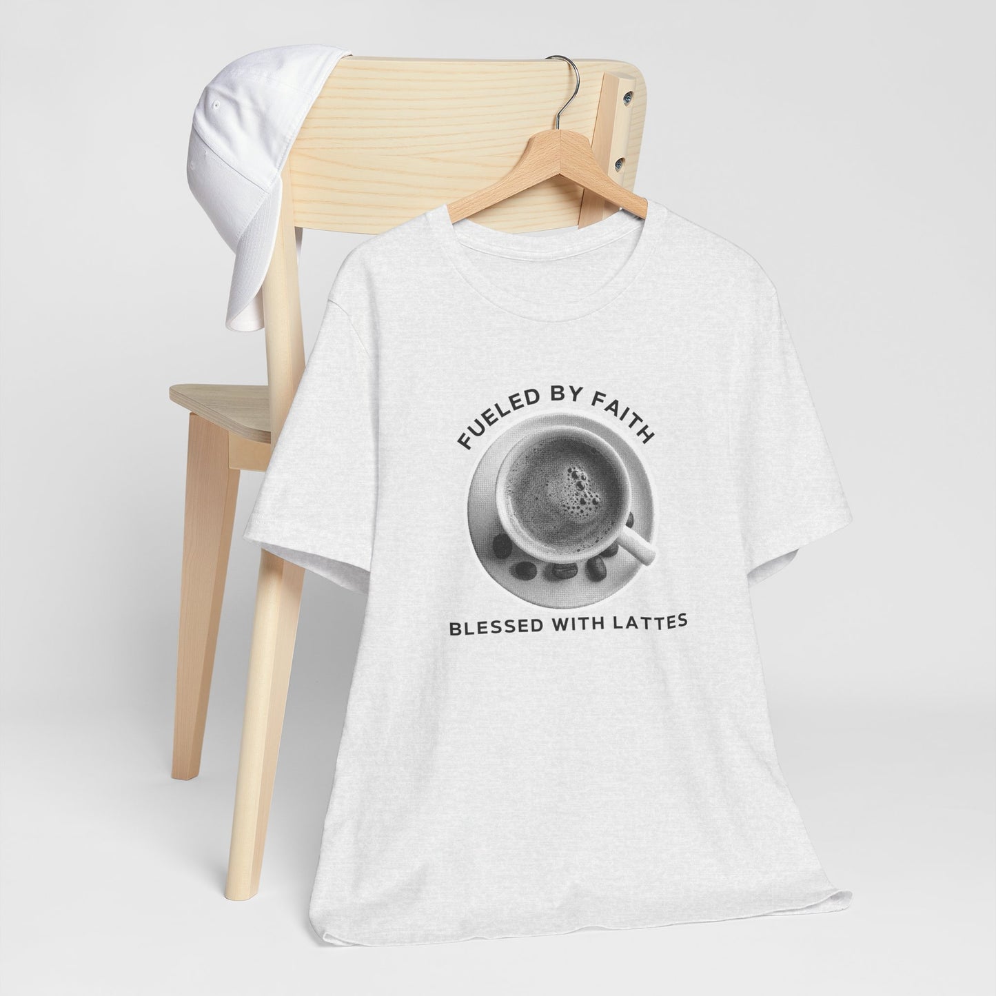 Fueled by Faith, Blessed with Lattes Tee