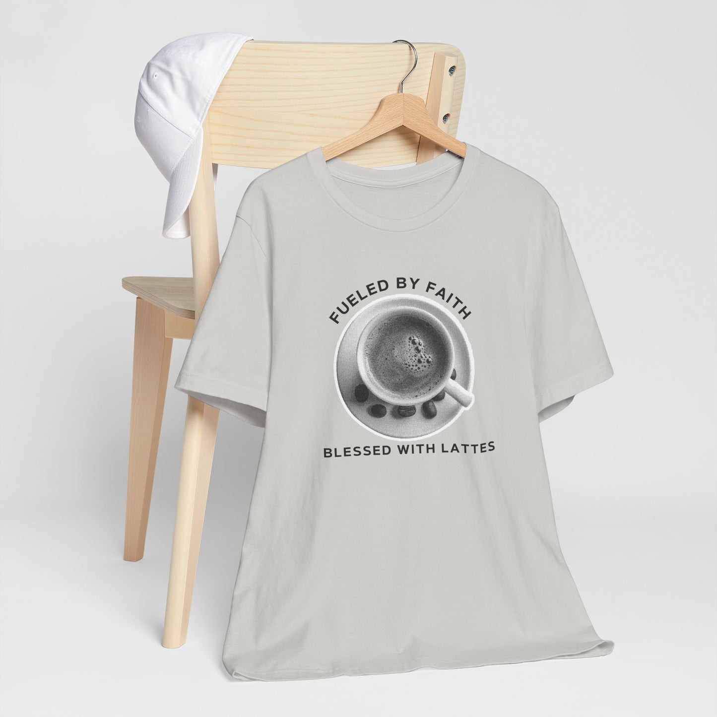 Fueled by Faith, Blessed with Lattes Tee