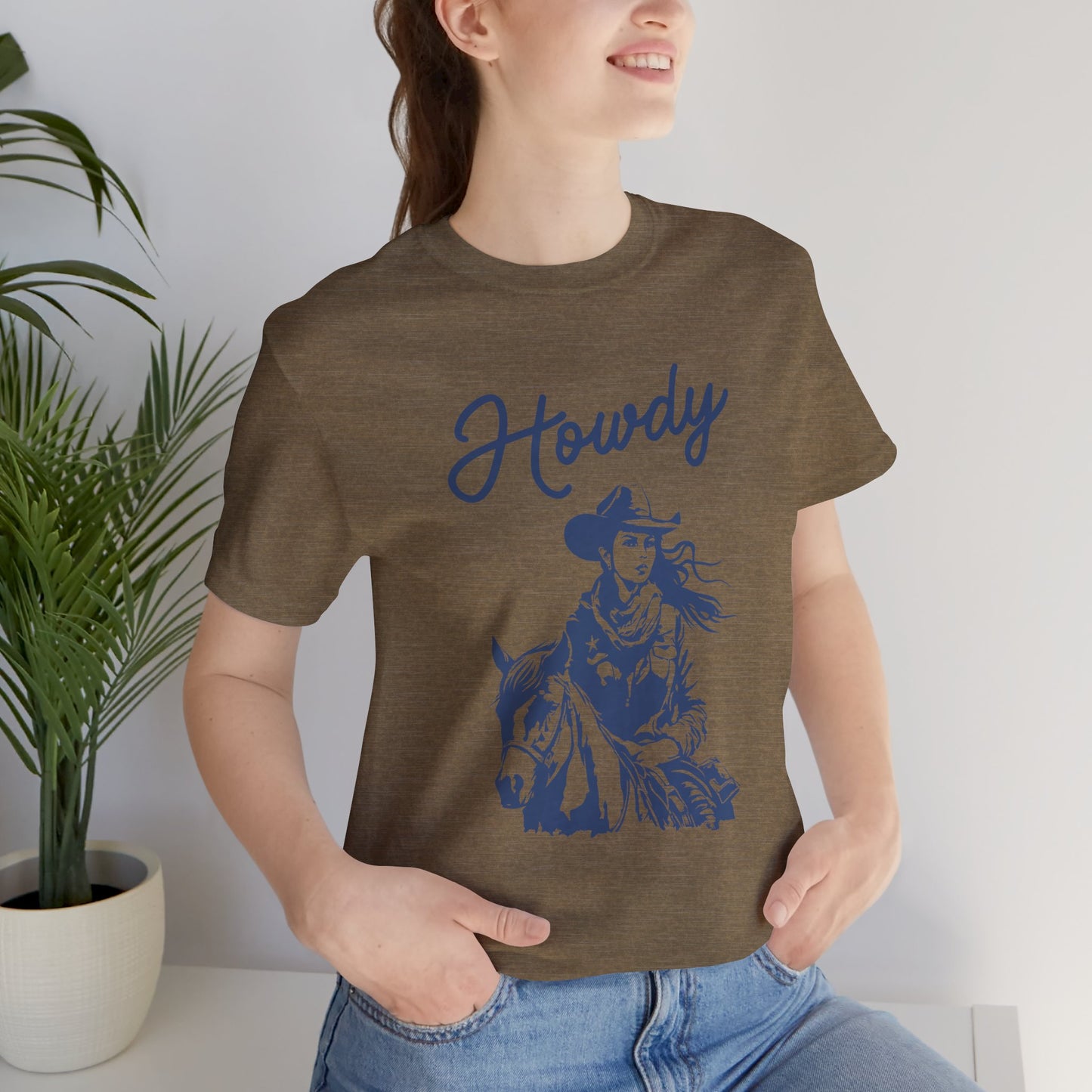Howdy Cowgirl T-Shirt — Western Horse Riding Tee