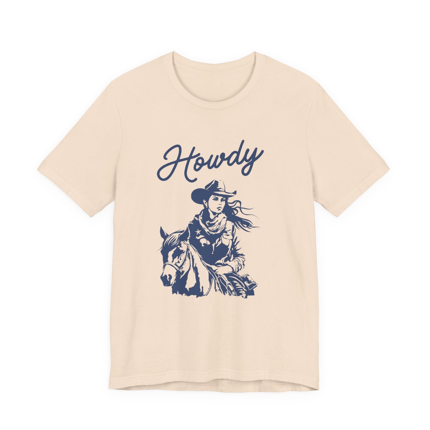 Howdy Cowgirl T-Shirt — Western Horse Riding Tee