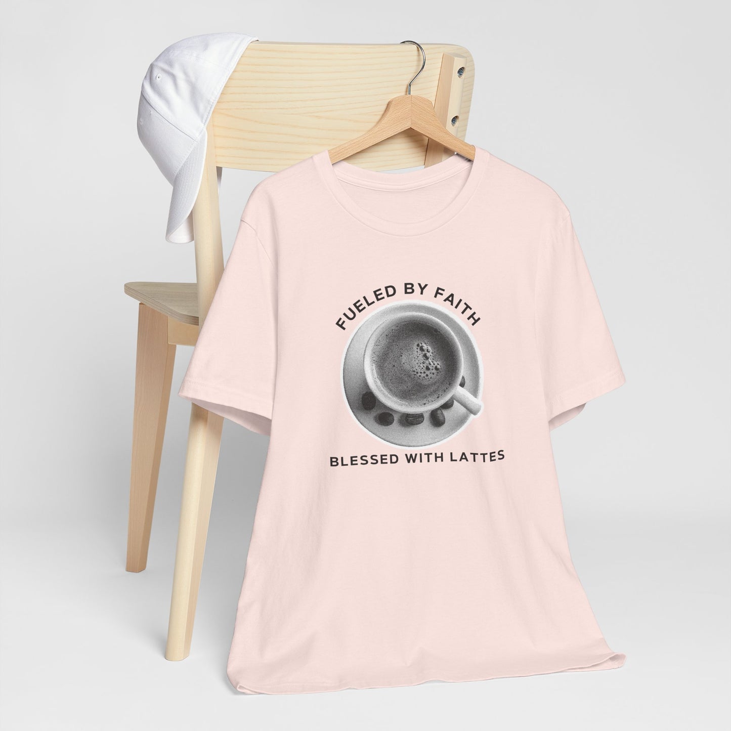Fueled by Faith, Blessed with Lattes Tee