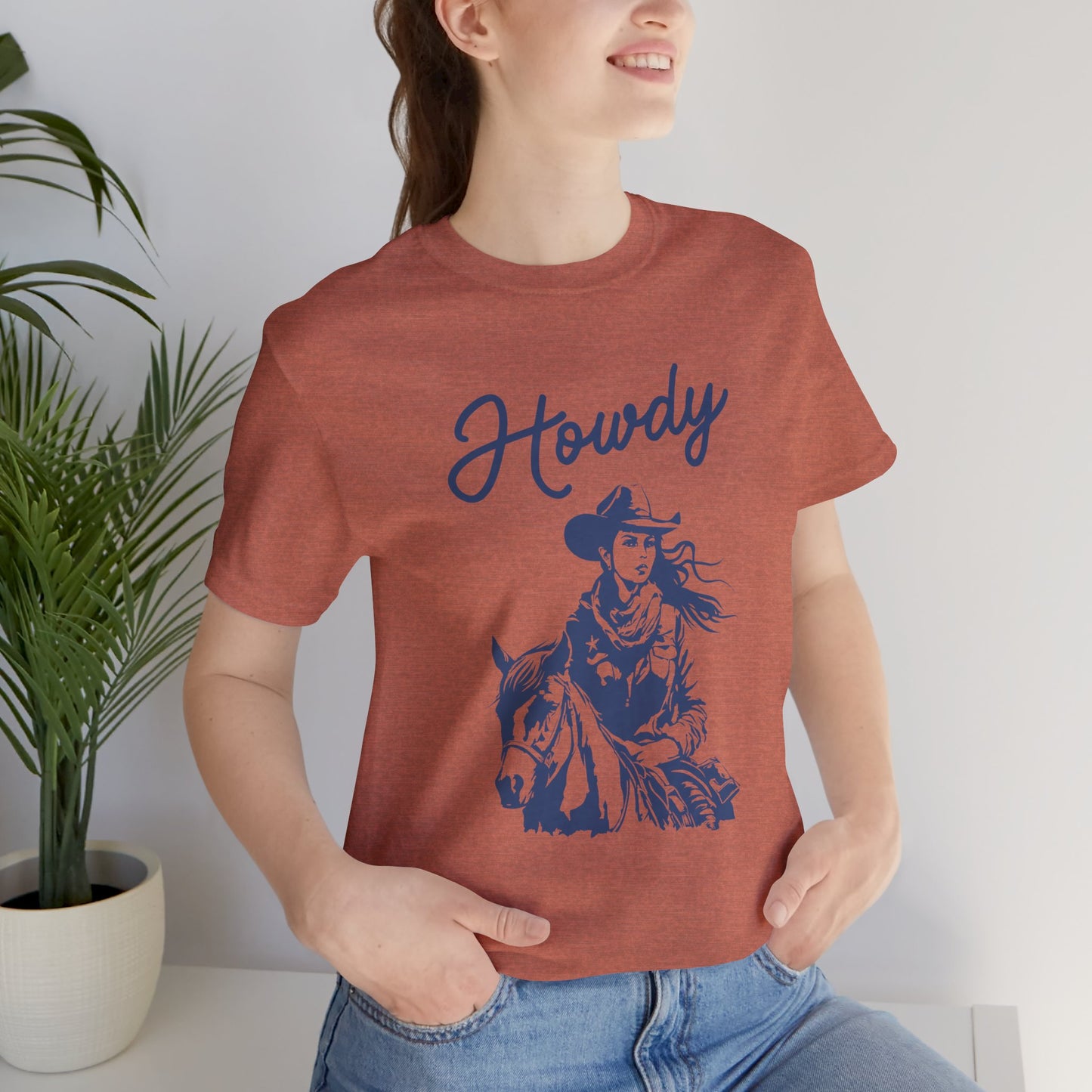 Howdy Cowgirl T-Shirt — Western Horse Riding Tee