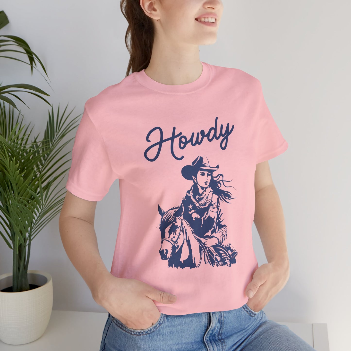 Howdy Cowgirl T-Shirt — Western Horse Riding Tee