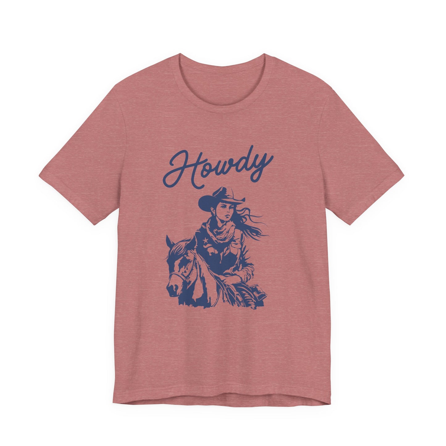 Howdy Cowgirl T-Shirt — Western Horse Riding Tee