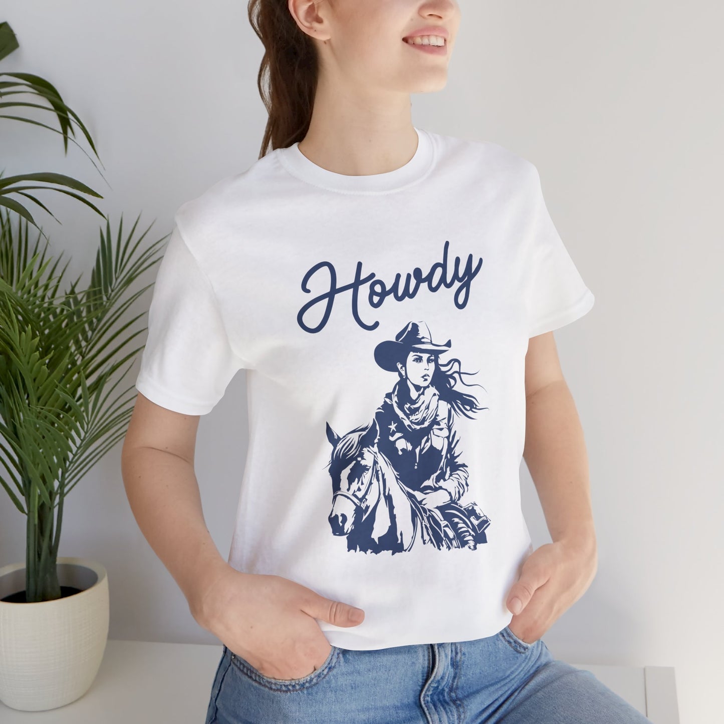 Howdy Cowgirl T-Shirt — Western Horse Riding Tee