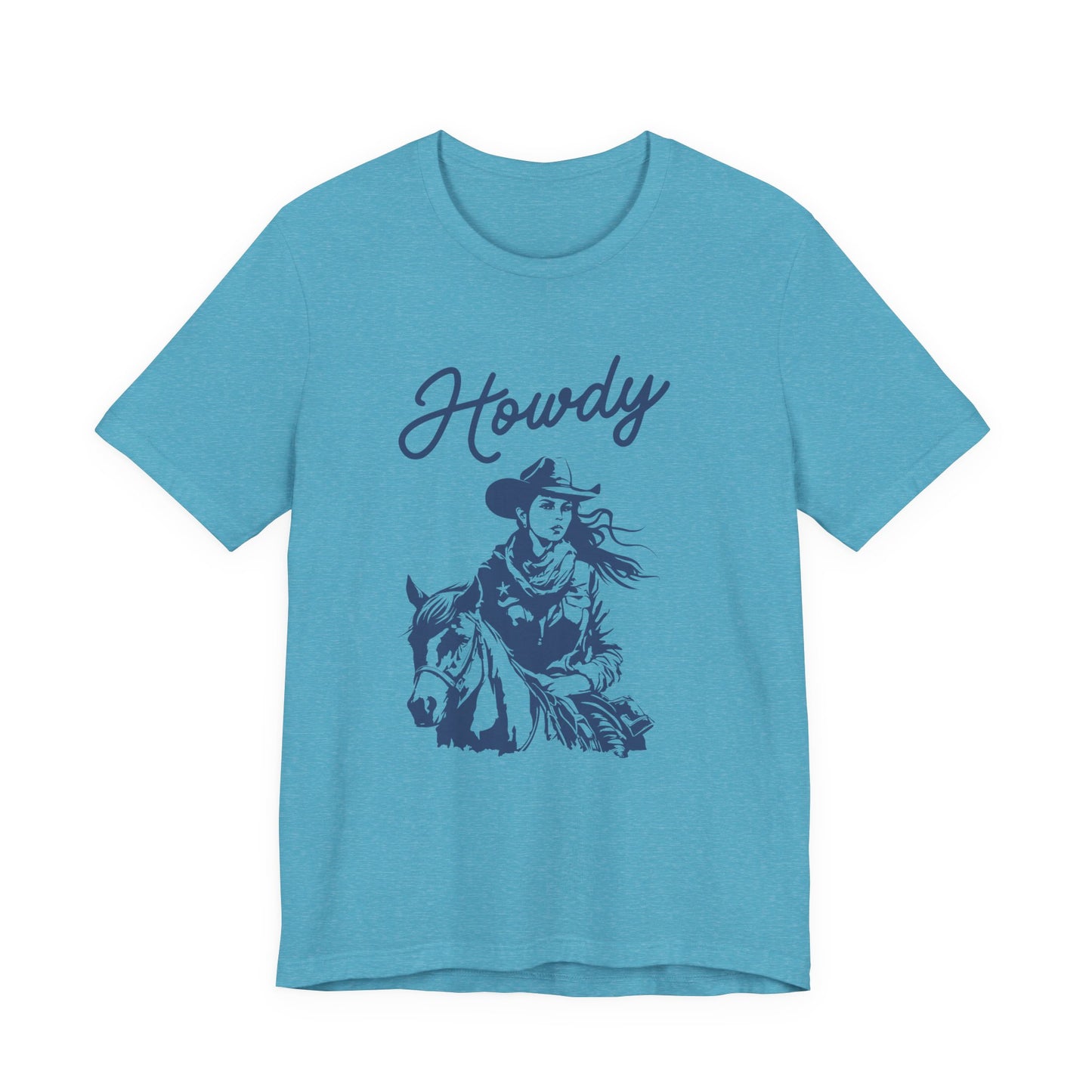 Howdy Cowgirl T-Shirt — Western Horse Riding Tee